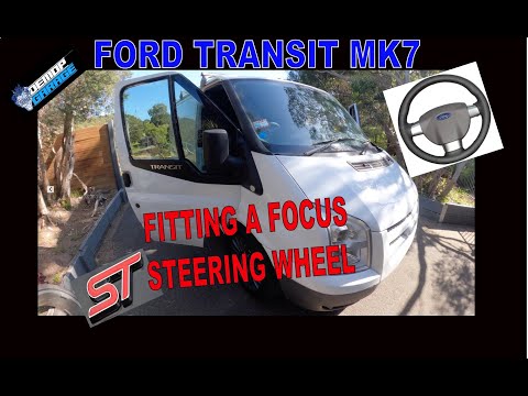 Видео: FORD TRANSIT MK7 Замена руля на ST Focus. #fordtransit