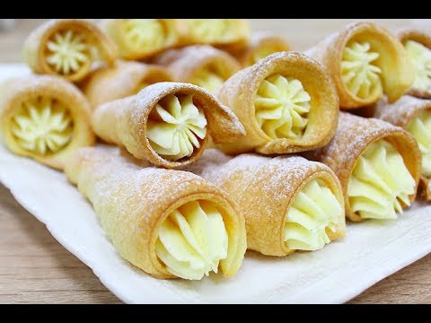 Видео: ТРУБОЧКИ с ЗАВАРНЫМ КРЕМОМ / ФАНТАСТИЧЕСКИЙ ВКУС !!!!