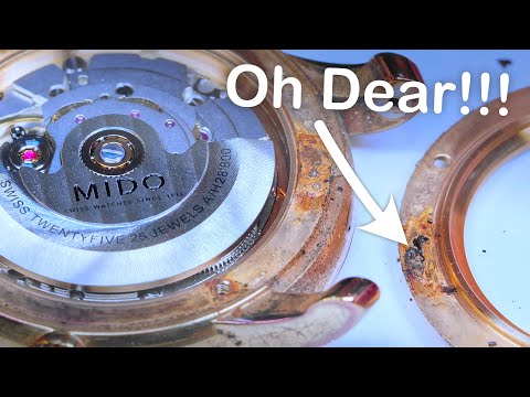 Видео: Я был в шоке, когда открыл эти часы и обнаружил ржавчину — ремонт покупки на FB Marketplace