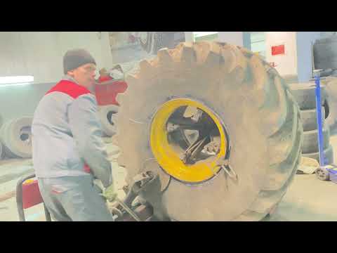 Видео: Шиномонтаж колёс К-700. Одно на выброс😢😢😢