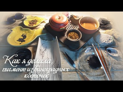 Видео: пигмент из виноградных косточек