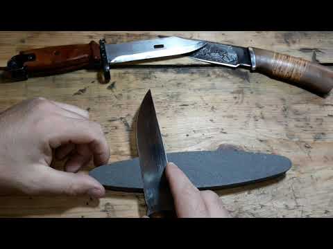 Видео: Как правильно точить нож на камне | how to sharpen a knife