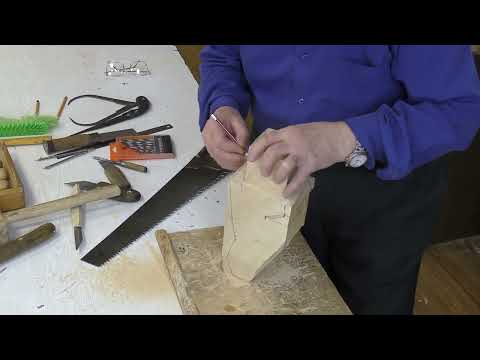 Видео: Объемная резьба "Птица". Часть 2.