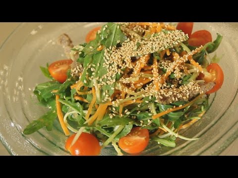 Видео: Салат с телятиной в тайском стиле. Рецепт от шеф-повара.