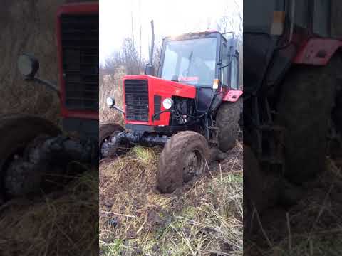 Видео: Мтз 82 в грязи