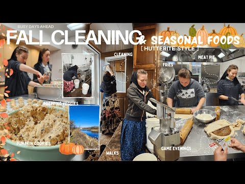 Видео: уютные осенние дни | суматоха из осенней уборки + приготовления еды и т. д.