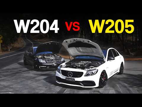Видео: W204 C63 против W205 C63: какой из них заслуживает корону AMG?