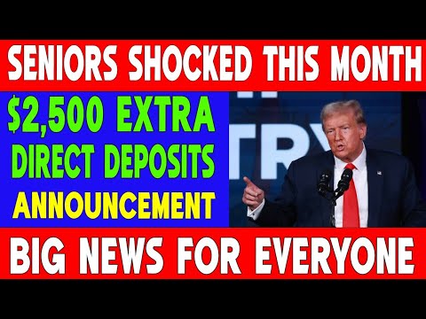 Видео: Пожилые люди в шоке! Дополнительные прямые переводы на сумму 2500 долларов начнутся в этом месяце...