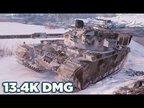 Видео: Centurion Action X • 13.4К УРОНА 8 ФРАГОВ • WoT Gameplay