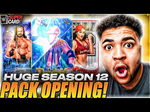 Видео: ОТКРЫТИЕ ГРАНДИОЗНОГО НАБОРА WWE SUPERCARD SEASON 12!!!!
