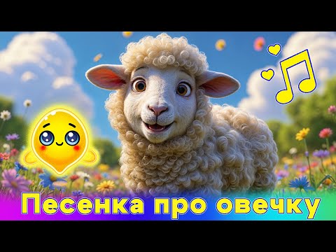 Видео: Весёлая песенка про овечку 🐑 | Детская песня с красивой анимацией | Песни для детей 🎶