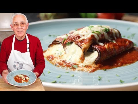 Видео: Рецепт ролллатини с баклажанами