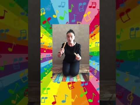 Видео: Музыкальная  игра  с ритмическими палочками "Если нравится тебе!"