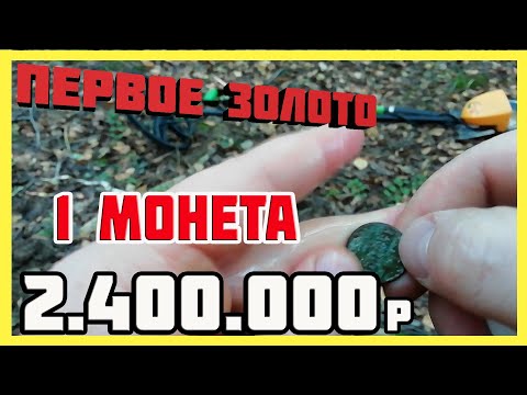 Видео: Осенний Коп C MD-6350 Первое Золото. Поиск Монет.