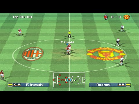 Видео: PES 6 — «Милан» против «Манчестер Юнайтед» | PS2
