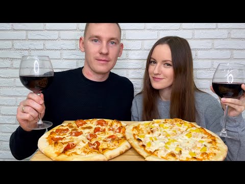 Видео: МУКБАНГ ПИЦЦА ПЕПЕРОНИ ГАВАЙСКАЯ С КУРИЦЕЙ И АНАНАСОМ сыр ответы на вопросы MUKBANG PEPPERONI PIZZA