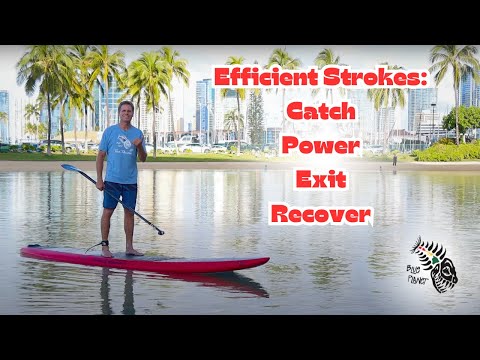 Видео: Эффективная техника гребка в SUP-сапборде: 4 фазы гребка SUP-доской