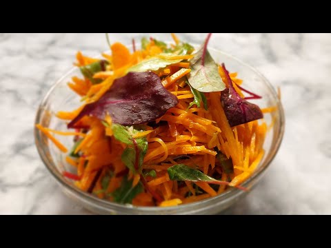 Видео: Салат "Морковно-имбирный"
