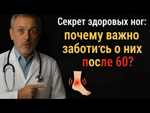 Видео: Секрет здоровых ног: почему важно заботиться о них после 60? |  здоровье мозга