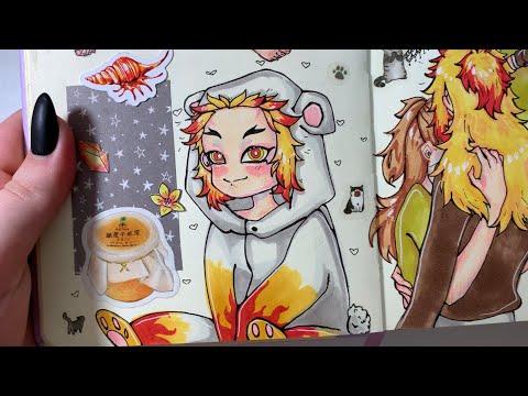 Видео: Обзор на скетчбук 2022 года рождения (*9*)