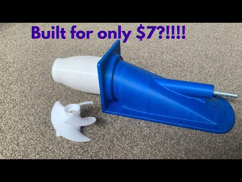 Видео: Самодельный реактивный блок, напечатанный на 3D-принтере, 60 мм