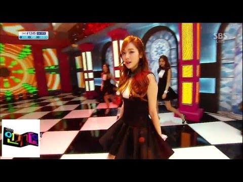 Видео: Поколение девочек, встряхни его с видом горничной @ Popular Inkigayo 140309