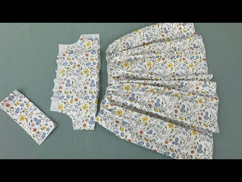 Видео: Платье-вешалка для малышей 2 лет / Очень простой швейный проект