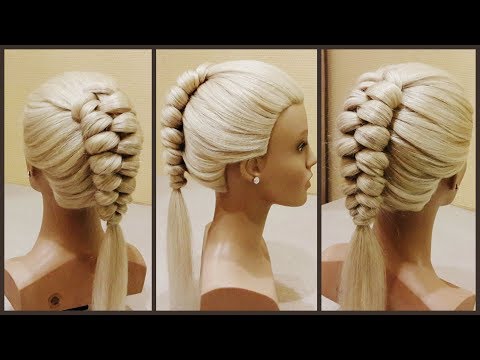 Видео: Красивые косы.Голландская коса.Lessons of hairstyles. The Dutch Spit