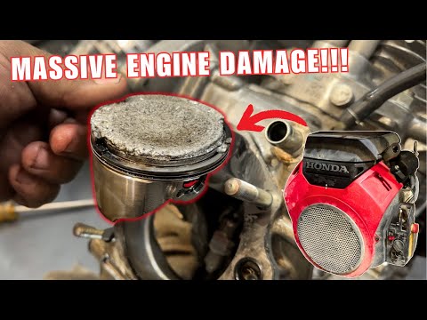 Видео: Honda GX690 ОГРОМНЫЕ повреждения — разобран двигатель