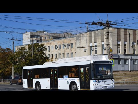 Видео: Автобус ЛиАЗ 5292.67 2018 г.в.,маршрут 62 (ул.Куйбышева-мкрн Загородный) (102)