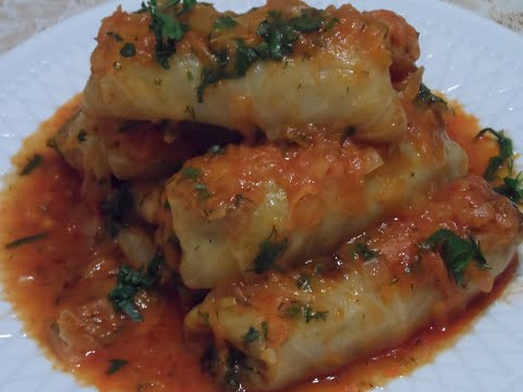 Видео: Голубцы с мясом и рисом - домашние и вкусные.