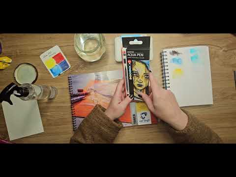 Видео: Арт-покупки хомячка из страны Грёз. Что купила, какие планы - бумага, акварель и аква-маркеры #art 