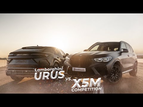 Видео: ЗАРУБА лучших SUV 2020 года: LAMBORGHINI URUS против BMW X5M Competition! Плюсы, минусы, КТО быстрее