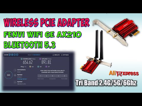 Видео: FENVI WiFi 6E AX210 AXE3000 Wireless Adapter ♦ Обзор, замер скорости. Full  review.