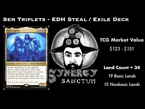 Видео: Сен Триплетс - EDH Steal / Exile Deck Tech