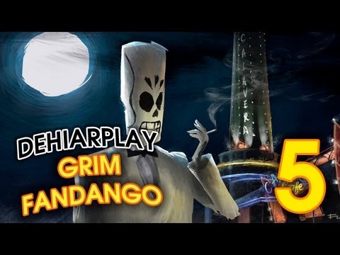 Видео: Живём за гранью смерти в Grim Fandango - 5 серия