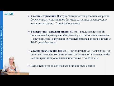 Видео: Узловатая эритема