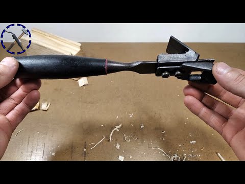 Видео: Долото - рубанок/Chisel - plane