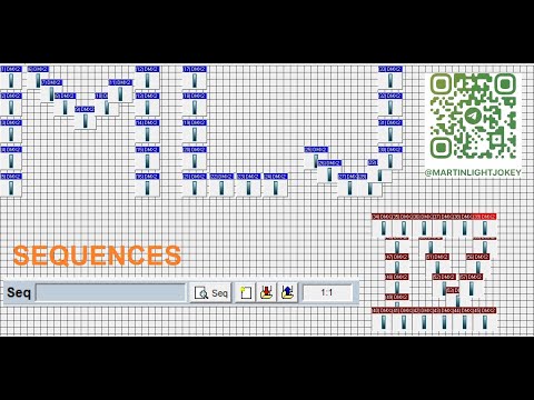 Видео: MLJ 4 SEQ Работа с секвенциями (sequences) в программе MartinLightJockey Программирование сохранение