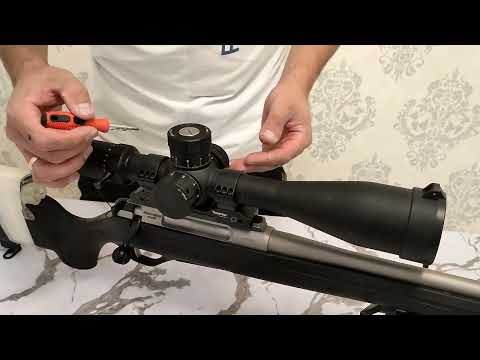 Видео: Прицел DISCOVERY ED-PRS 5-25X56SFIR. Установка на быстросъемный крон AIMPRO.