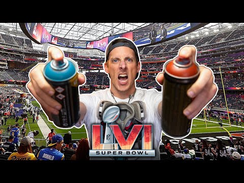 Видео: Рисуем крутую фреску ВЖИВУЮ на Суперкубке!