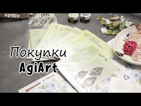 Видео: Покупки AgiArt/ Ножи для вырубки и штампы/ Скрапбукинг
