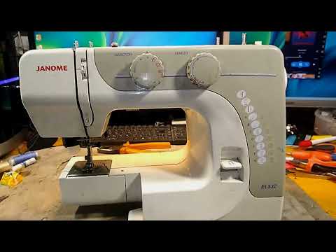 Видео: Ремонт швейной машинки Janome EL532