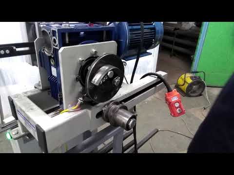 Видео: Станок НТМ-011 Изготовление "волют" и "барашков" для балконного блока