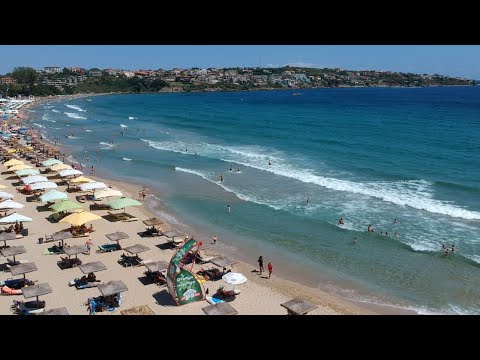 Видео: Болгария #2. Созополь. Пляжи и рестораны. Цены