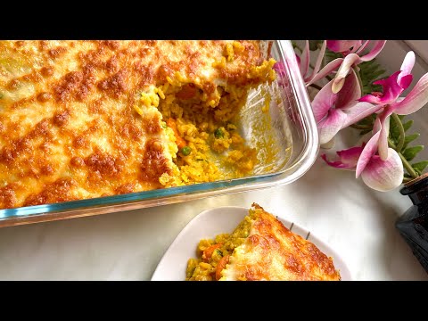 Видео: рисовая запеканка с овощами I rice casserole with vegetables