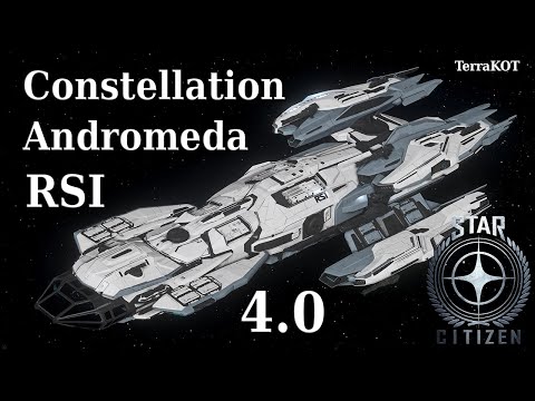 Видео: Star Citizen 4.0 – RSI Constellation Andromeda – Обзор, Тест в бою, Idris, Merlin, стыковка…