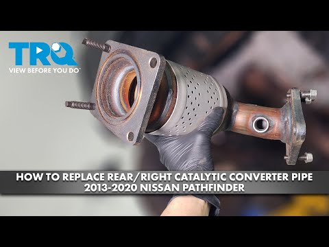 Видео: Как заменить правый/задний каталитический нейтрализатор Nissan Pathfinder 2013-2020