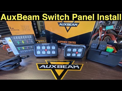 Видео: Как установить панель переключателей Auxbeam на 6 или 8 ячеек