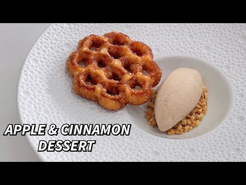 Видео: Мороженое с корицей, буньюэло и яблочным пюре — изысканный десерт с яблоками и корицей